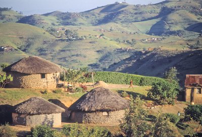 Zulu Village, near Eshowe by Unbekannt Unbekannt